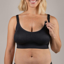 Load image into Gallery viewer, Bravado Beaucoup nursing and pumping bra in Black colour.
