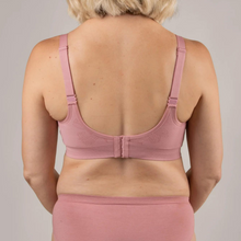 Load image into Gallery viewer, Bravado Beaucoup nursing and pumping bra in Roseclay colour, back view.
