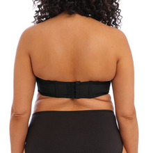 Load image into Gallery viewer, back view Elomi Smooth Strapless black no straps 
