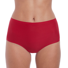 Load image into Gallery viewer, Smooth seamless high waist brief in red
