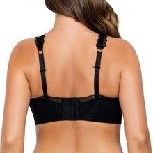 Load image into Gallery viewer, Parfait Dalis Bralette back view with straps normal black 
