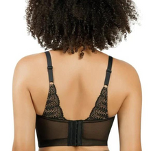 Load image into Gallery viewer, Parfait Mia lace bralette back view black 
