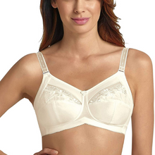 Load image into Gallery viewer, Anita Safina Wire Free Pocketed Bra voile embroidery white
