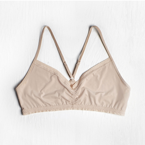 Blush Micro Lace Bralette white with lace detail 