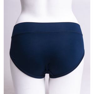 back view Blue Sky Clothing Co Bamboo Hipster full bum blue 