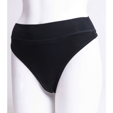 Load image into Gallery viewer, Blue Sky Clothing Co Bamboo La Thong black 
