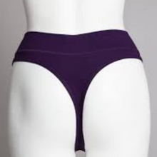 Load image into Gallery viewer, back view Blue Sky Clothing Co Bamboo La Thong purple

