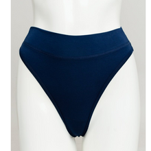 Load image into Gallery viewer, Blue Sky Clothing Co Bamboo La Thong dark blue
