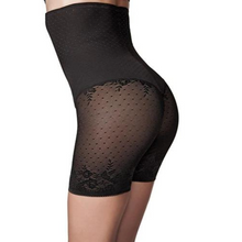 Load image into Gallery viewer, back view Janira Sweet Contour Chafing Short black lace detail 
